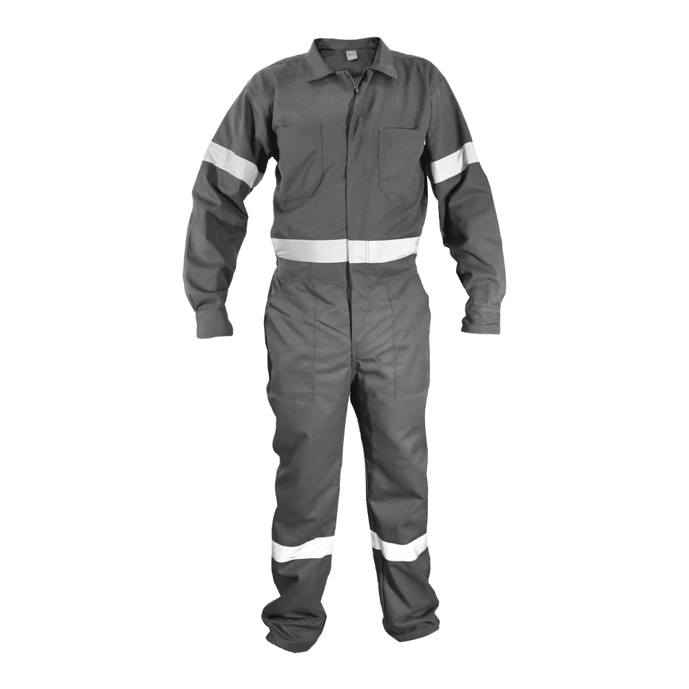 OVEROL INDUSTRIAL GRIS / REFLEJANTE