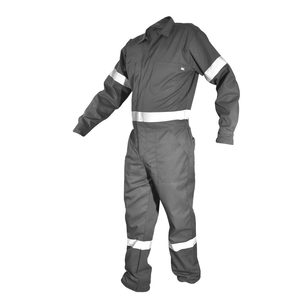 OVEROL INDUSTRIAL GRIS / REFLEJANTE