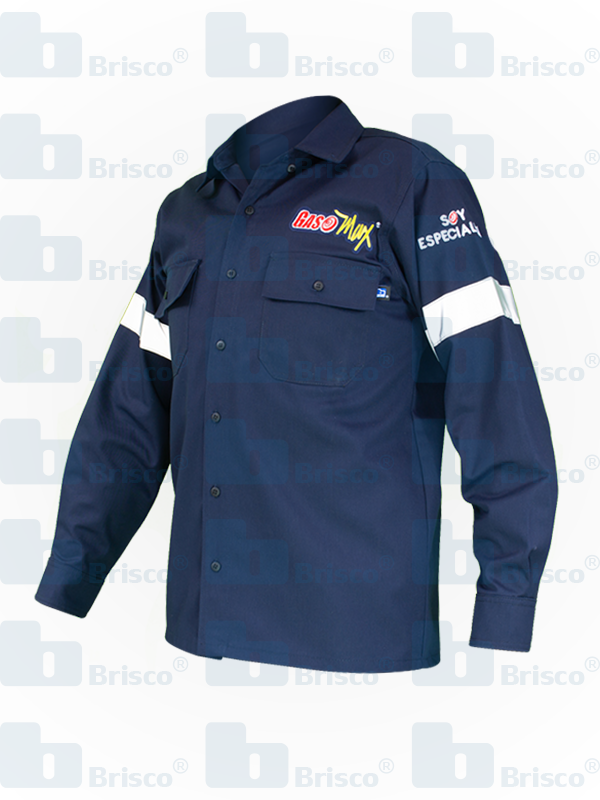Camisa casual para despachador de gasolinera Gasomax.