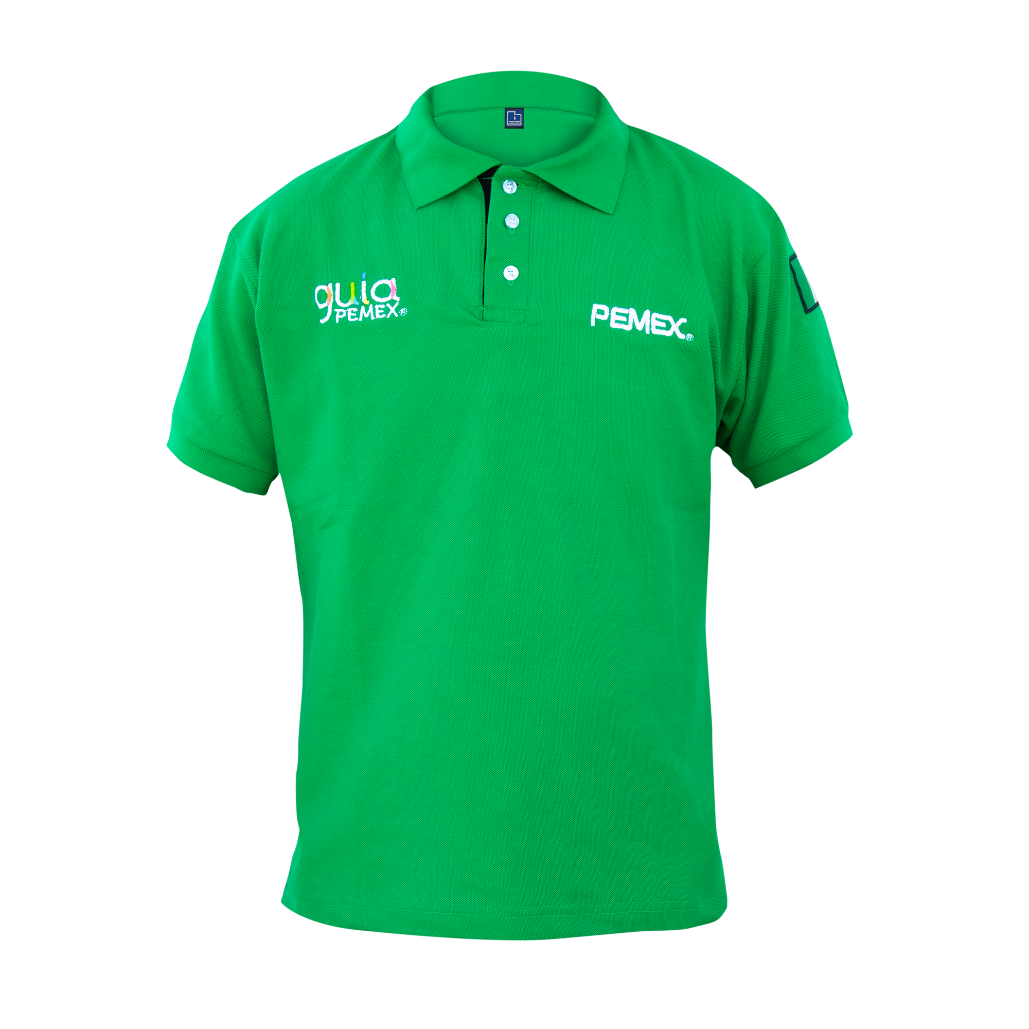Playera Polo Piqué para Despachador de Gasolinera Nueva Imagen Pemex