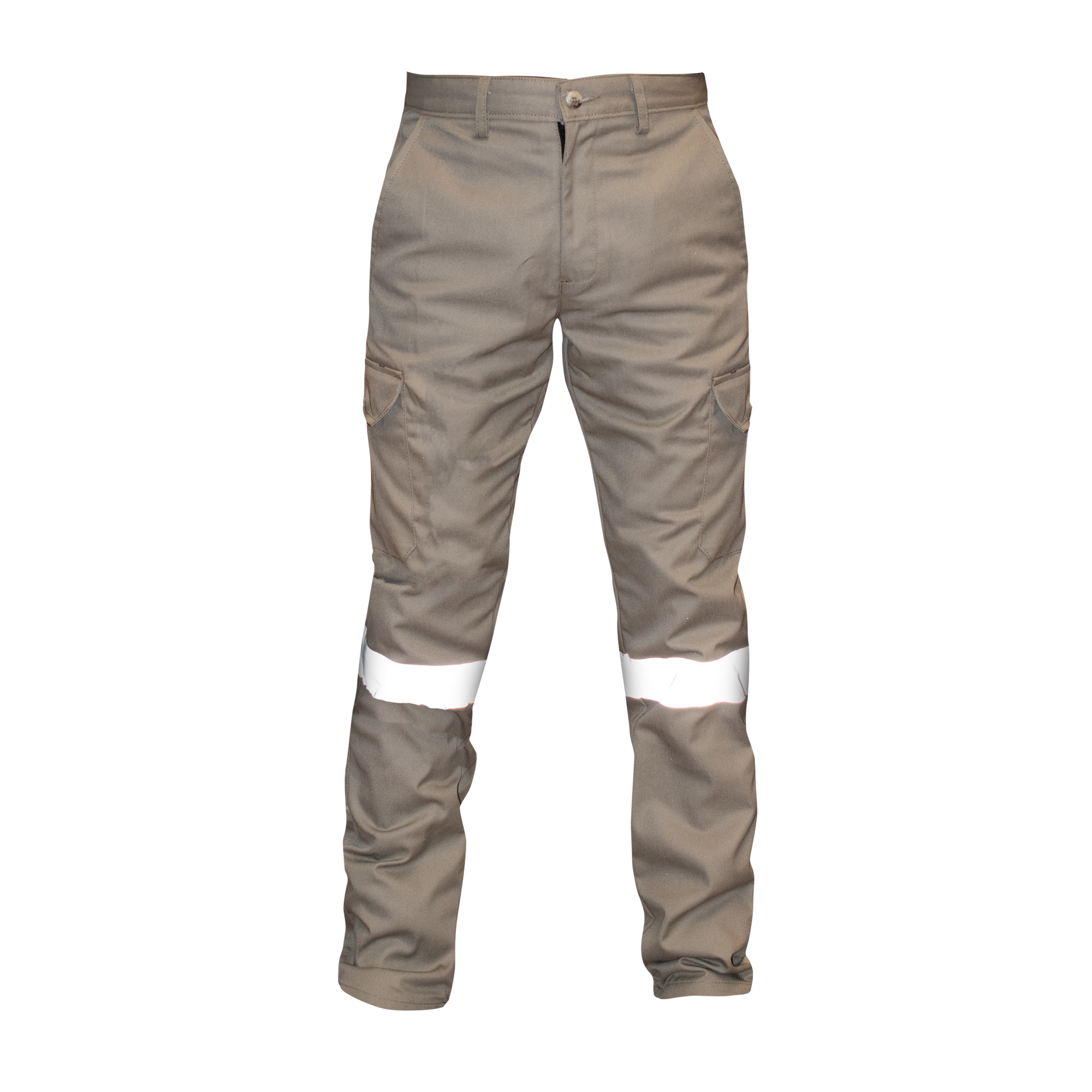 PANTALON CARGO CAQUI / REFLEJANTE