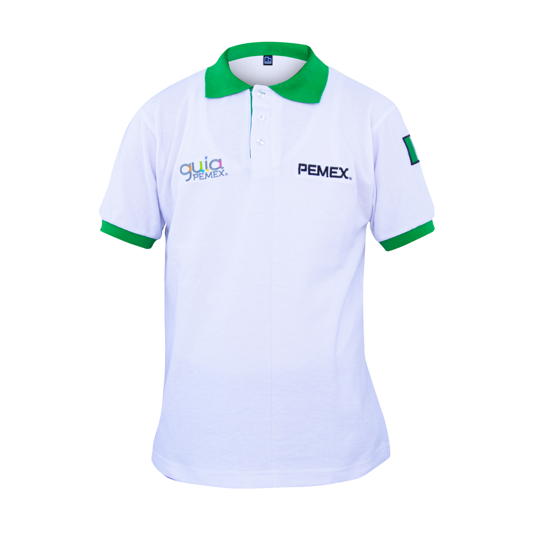Playera Polo Piqué para Supervisor de Gasolinera Nueva Imagen Pemex