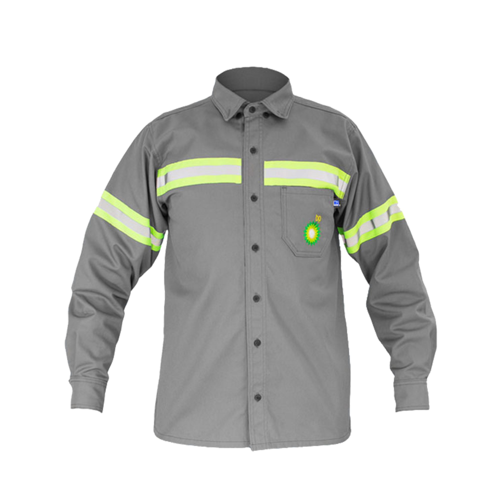 Camisa casual para despachador de gasolinera BP México.