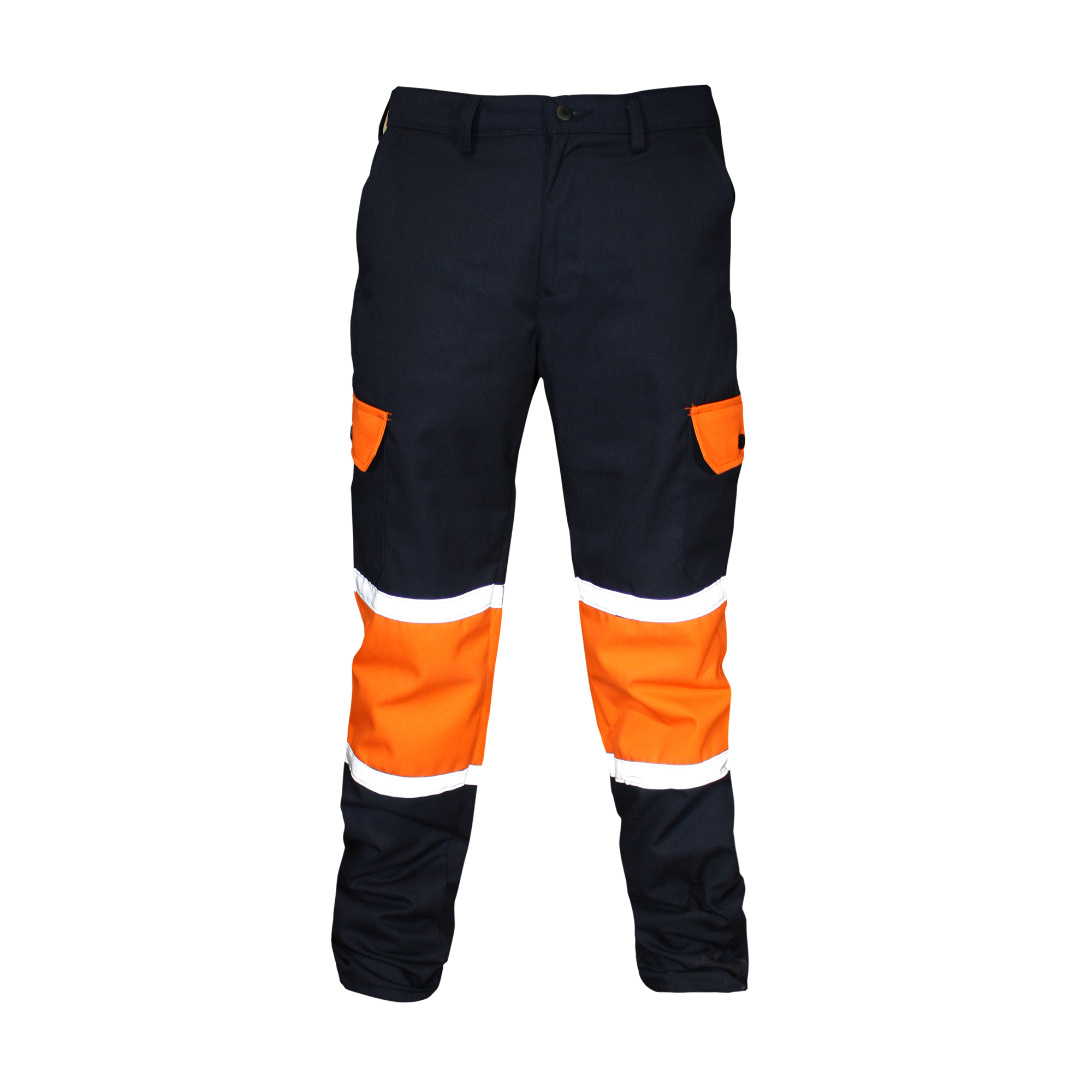 PANTALÓN DE SEGURIDAD CARGO AV / NARANJA
