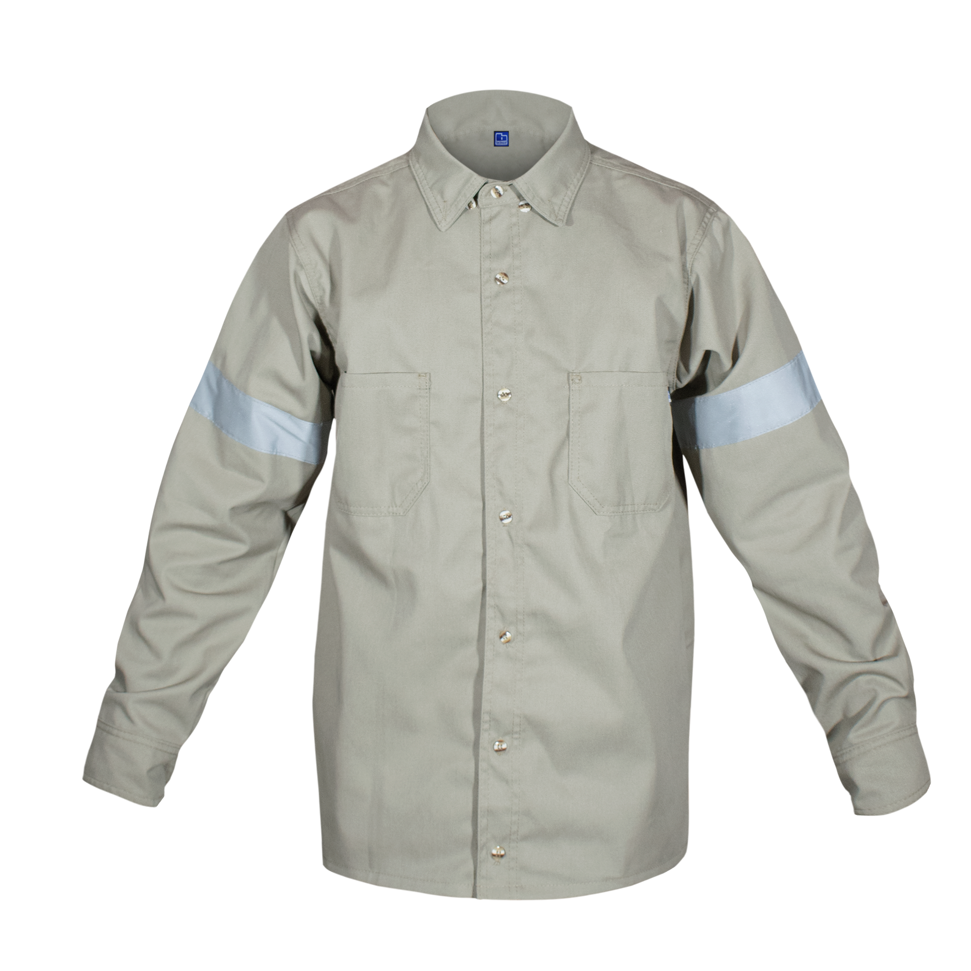 CAMISA INDUSTRIAL CAQUI / REFLEJANTE