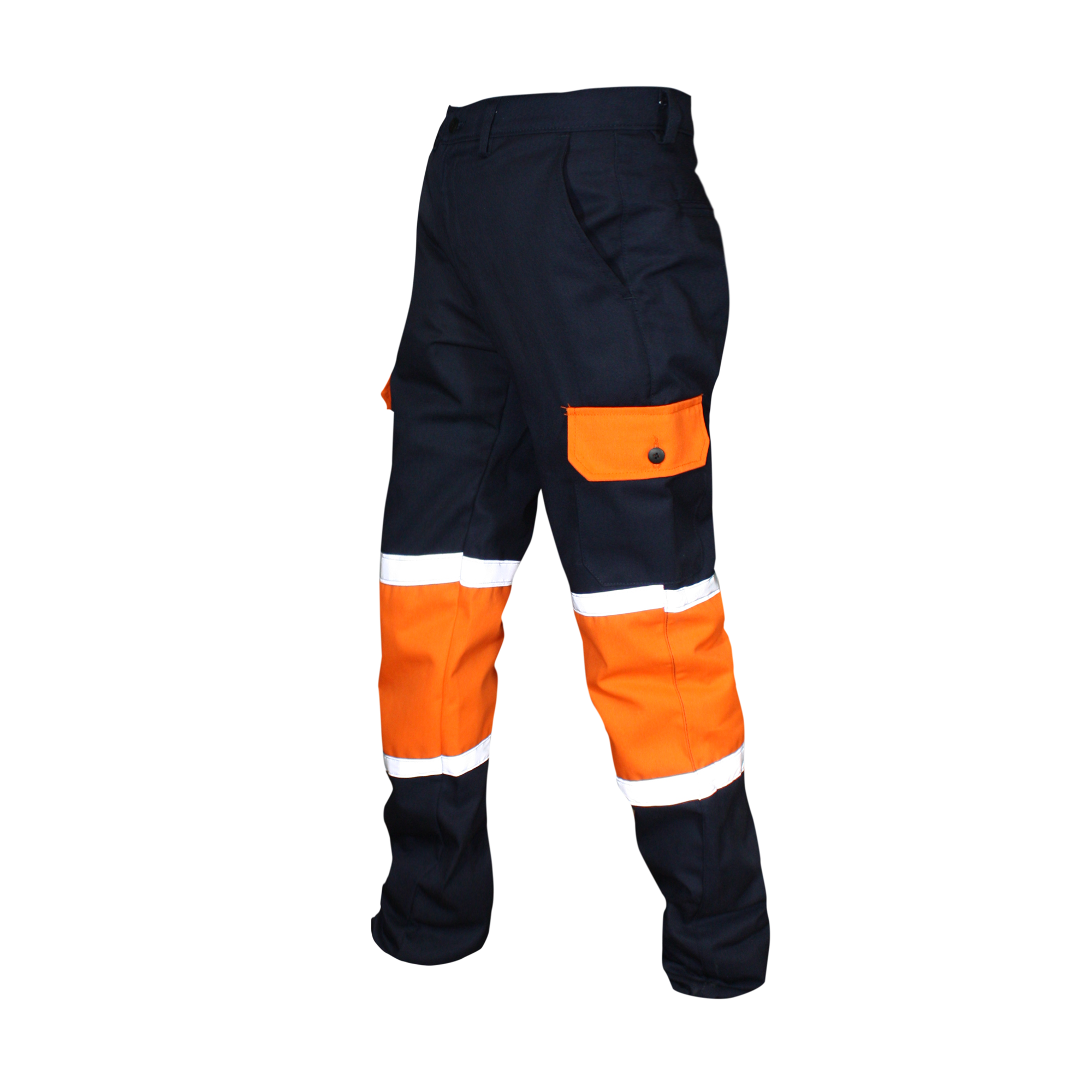 PANTALÓN DE SEGURIDAD CARGO AV / NARANJA