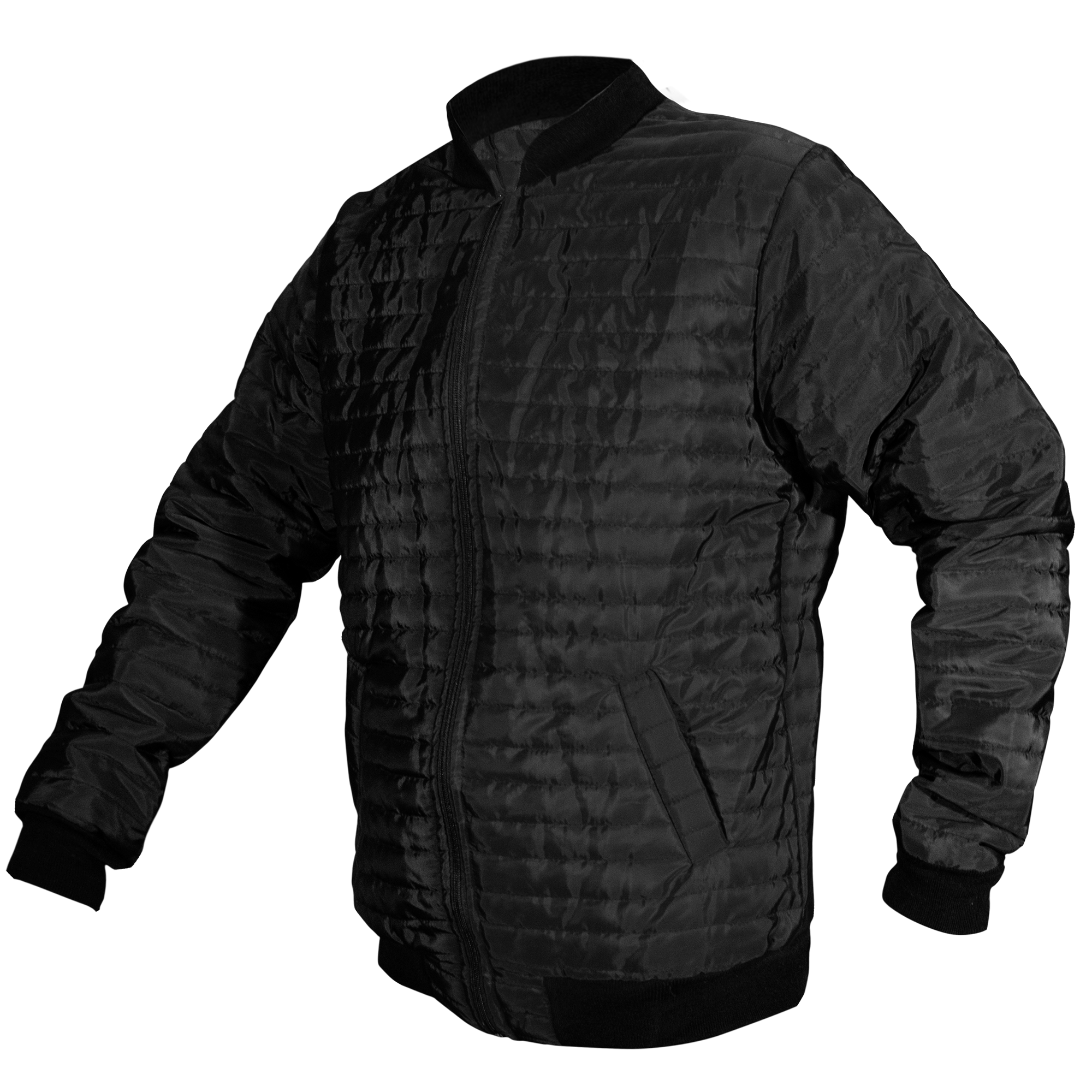 CHAMARRA TIPO BOMBER / NEGRA