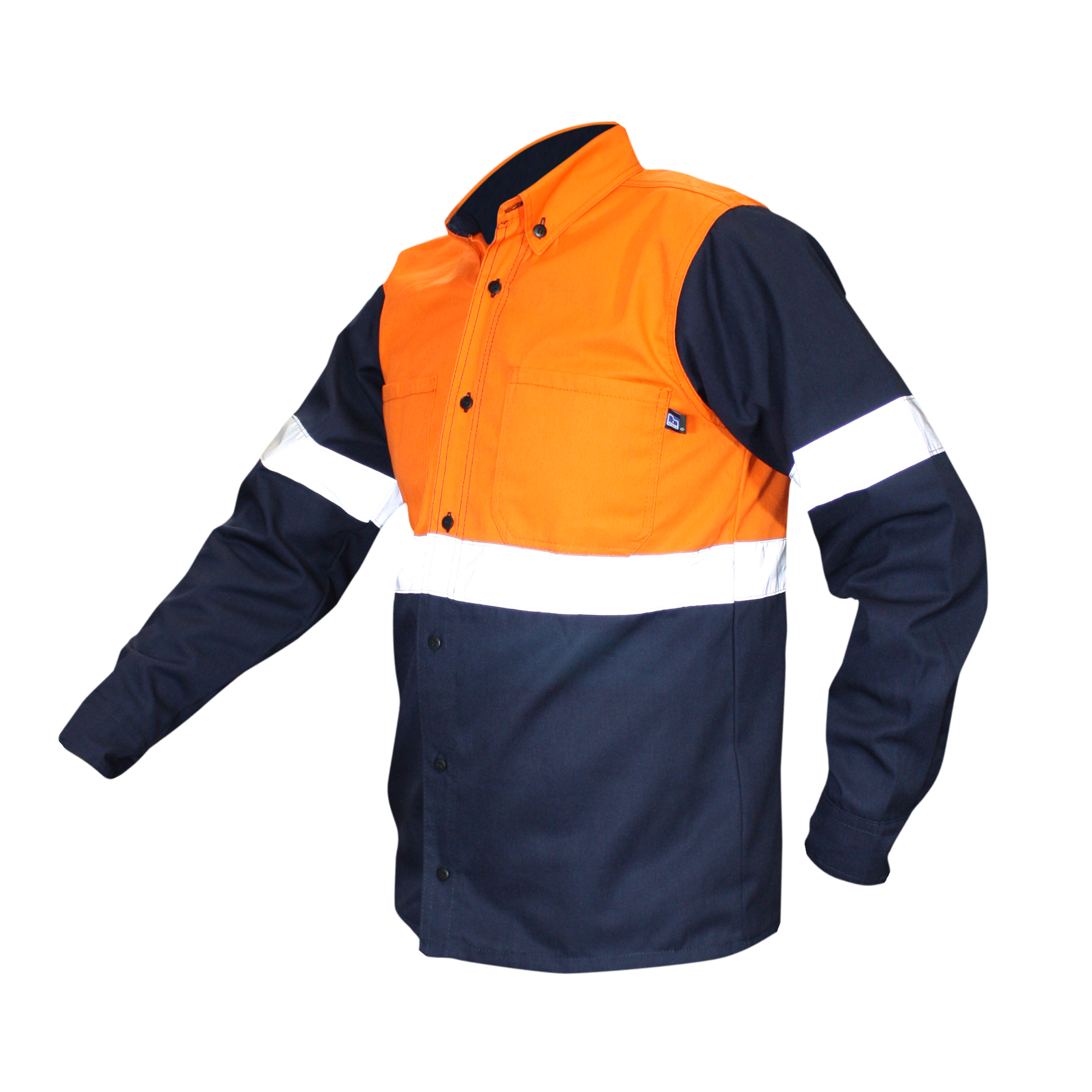 CAMISA DE SEGURIDAD AV / NARANJA
