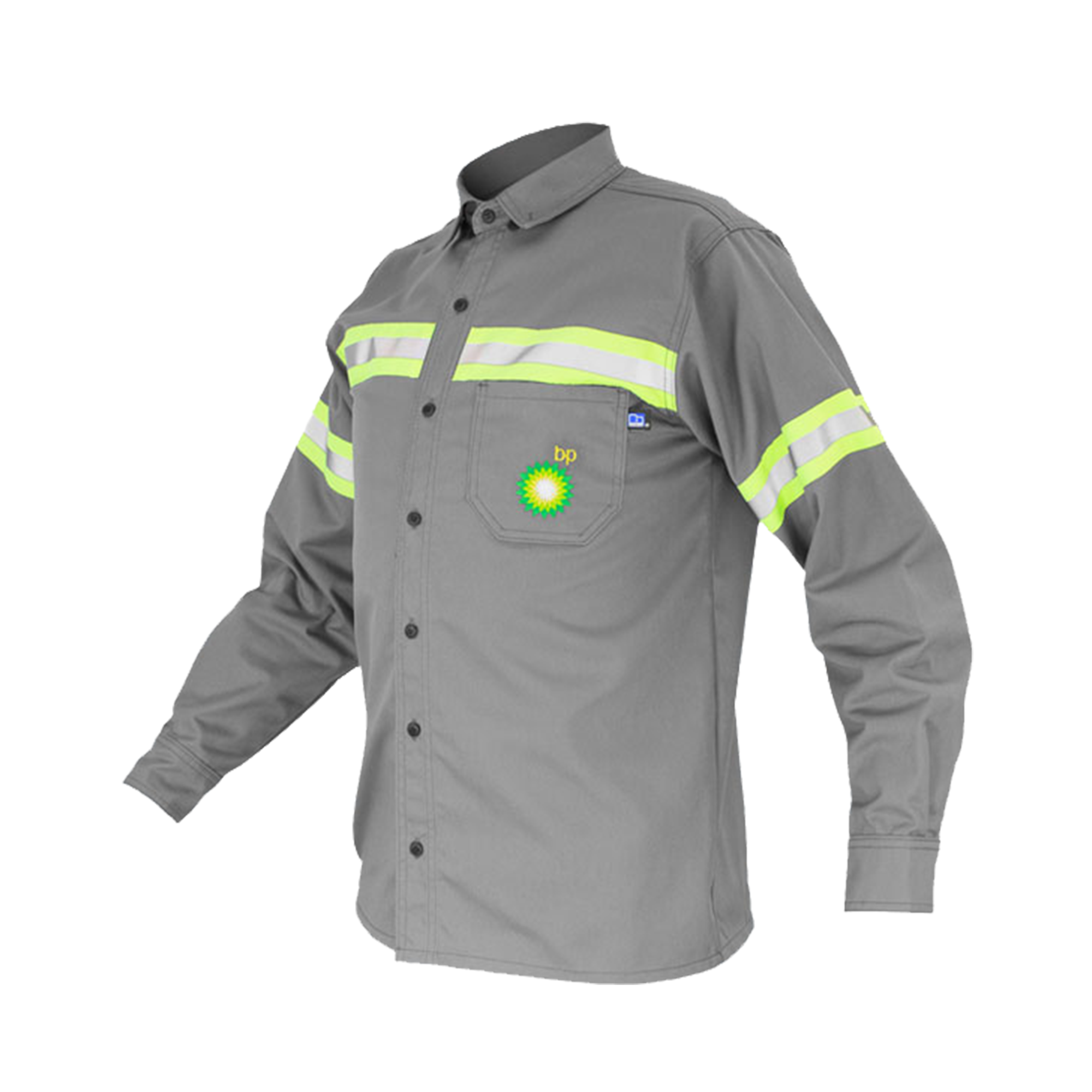 Camisa casual para despachador de gasolinera BP México.